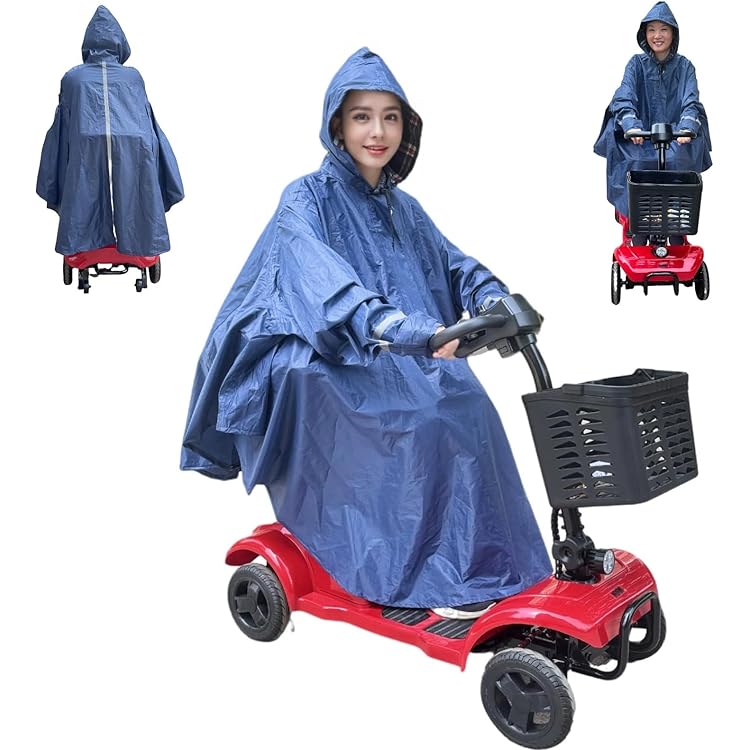 Housse Imperméable Pour Scooter De Mobilité - 210D Oxford - Pour Fauteuil Roulant - Housse De Pluie Imperméable Et Résistante (140 X 66 X 91 Cm