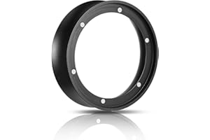 EUIOOVM Pierścień dozujący 58 mm, pierścień dozujący do kawy ze stali nierdzewnej, sitko do espresso, lejek z 6 mocnymi magnesami, do sitka, 58 mm, akcesoria do ekspresu do kawy