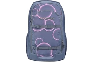 coocazoo Schulrucksack Every „Swirl Whirl“, lila-rosa, ergonomischer & anpassbarer Tornister, höhenverstellbar, mit Brustgurt & Hüftgurt, ab der 3. Klasse