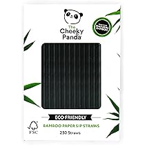 Pailles En Bambou Réutilisables