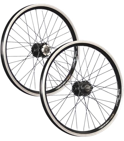 Redondo 20 inch achterwiel velg zwart schijf Shimano 6-voudige krans