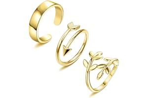 Chriscoco 3 Pezzi Anello Piede Donna Argento 925 Ipoallergenico Regolabile Anelli da Piede Spiaggia Gioielli Piedi Set Anelli Piede Argento/Oro Donna Ragazze