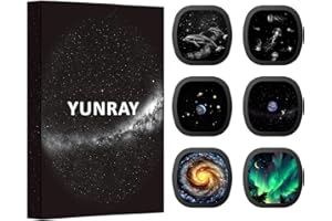YUNRAY Discos para Proyector de Estrellas – Set de Discos Ultra HD, Compatibles con YUNRAY Galaxy Lite Star Projector, POCOCO & ORZORZ Galaxy Projector, 6 Piezas (Classic)