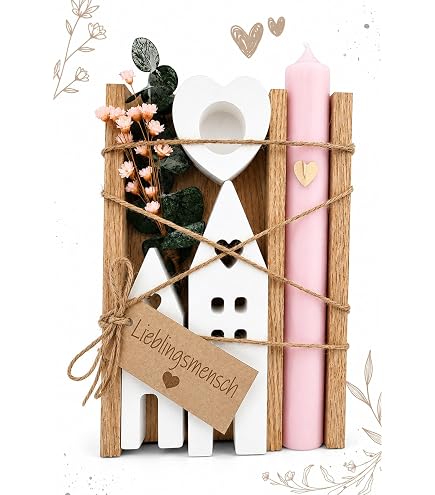 Kerzen Geschenkset zum Geburtstag | Geschenk für Frauen oder Freundin | Mitbringsel