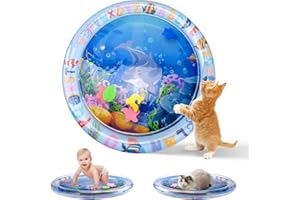 YAOZUP Alfombra de Agua Sensory Inflable para Gatos y Perros - Diseño de Delfín