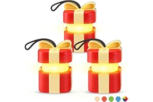 Christmas Gift EverBrite Christmas Gift Box Lantern 3 Pack, 5 Light Modes Holiday Decoration Presents for Women and Men, AAA Batteries Contained Stocking Stuffers, Christmas Lights Indoor & Outdoor