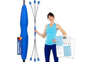 ‎ELANI ELANI klimaneutraler Schwingstab - verstellbarer Widerstand & angenehmer Griff - hochbelastbarer Swingstick fürs sichere Wackelstab Training, Rücken Training oder als Gymnastikstab