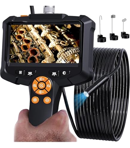 PCE Instruments Endoskop VE 200SV1 - 1m Länge 9mm Durchmesser Mit Seitlicher Kamera