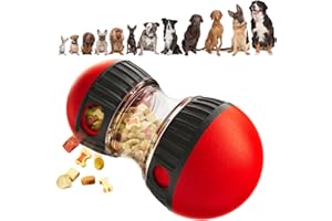 MAZZO-PROGRÈS Jouet interactif pour Chien/Indestructible, Distributeur de croquettes, Balle Interactive Chien, Jouet Intelligent - Lutte Contre l'ennui, Jeu d'occupation - Tout Type de Chien