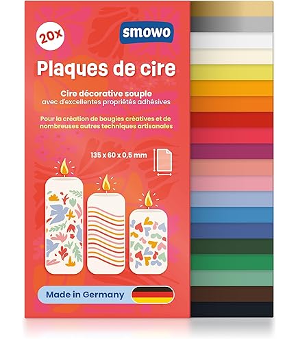 Kit Candele In Cera D'Api Fai Da Te - 12 Fogli Colorati + Stoppino, Creativo Per Adulti E Bambini - Foto 11