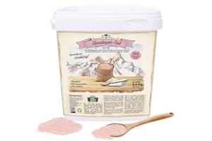 ‎NORTEMBIO Nortembio Rosa Himalaya-Salz 6,4 Kg. Extra Feinkorn (0,5-1 mm). 100% Natürliches Salz. Reich an Mineralien. Gesundes Kochen. Unraffiniert. Ohne Konservierungsstoffe. Aus Punjab Pakistan.