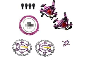 NYK Zoom Bike - Pinzas de freno de disco hidráulicas delanteras y traseras con rotor flotante y cable