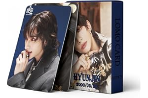 YUTO Cartoline fotografiche per bambini randagi, 55 pezzi, album fotografico per bambini randagi, regalo Kpop, biglietti Lomo, merch per ragazzi e ragazze (HyunJin)