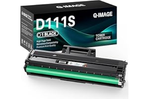 Q-image D111L Toner Cartridges Compatible for Samsung MLT-D111L D111S/ELS for Xpress M2026W M2026 M2070W M2070 SL-M2026 SL-M2070 SL-M2026W SL-M2070W SL-M2070FW M2020 M2020W M2022W Printer (1 black)