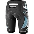 NICEWIN Pantaloncini da Ciclismo da Uomo Bicicletta Pantaloncini MTB Ciclismo Uomo Imbottiti in Gel 3D Traspiranti ad Asciuga