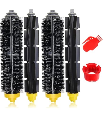Kit Ruote E Spazzole Per IRobot Roomba Serie 500/600/700 – Accessori Di Ricambio Con Spazzole Laterali, Setole E Battitore