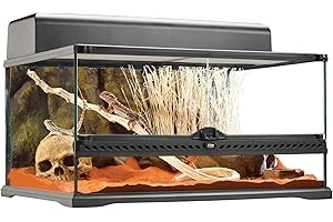 Exo Terra Terrario in vetro, con ventilazione frontale unica, 60 x 45 x 30 cm