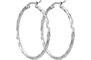 BONNYBIRD® Lot Boucles d'Oreilles Femmes Acier Inoxydable Qualité Supérieure - Clous d'Oreilles en Argent, Or et Or Rose, 100% Résistance à l'eau & Tolérance Cutanée