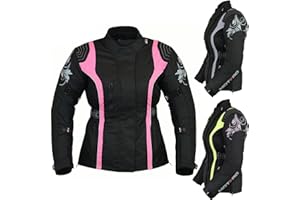 MOTERO Ladies Motorcycle Waterproof Jackets Women Motorbike Coat Protective Linning Removable Armours HI VIS