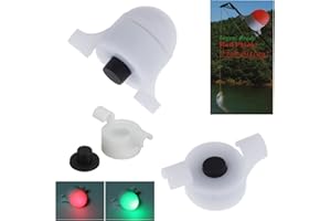 TiooDre Fishing Strike Alert Light, 2PCS Sea Fishing LED Rod Tip Night Light Strike Alert Glow Stick Bite Alarm for Night Fishing