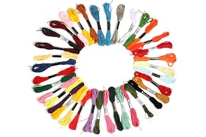 OWUDE 36 Skeins Embroidery Thread, Friendship Bracelets Embroidery Floss, Woven Floss for Knitting DIY Crafts Project, Sewing Accessories and Supplies, 6 Strands 8.75 Yards