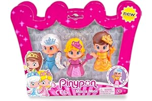 Pinypon - Paquetde 3 Figurinesde Princesses (Famosa 700014094