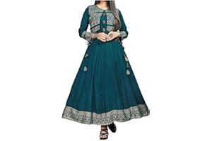 Blessfull Healing Women Self Design Anarkali Rayon Kurti