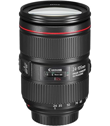 Canon EF 24–105mm f/4L is II USM Lens, Black - 1380C002: Amazon.co