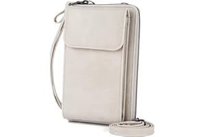 Kememo Crossbody Phone Bag for Women, PU Leather Ladies Cross Body Handbags Mobile Phone Pouch with Adjustable Strap Card Slots, Small Cellphone Shoulder Bags Coin Purse Wallet Gifts for Women
