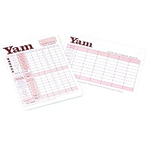 JeuJura Jeu de yam avec bloc de feuilles et crayons pas cher