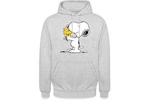 Spreadshirt® Snoopy und Woodstock Peanuts Hoodie Geschenke Damen & Herren Offizielles Unisex Pullover mit Kapuze