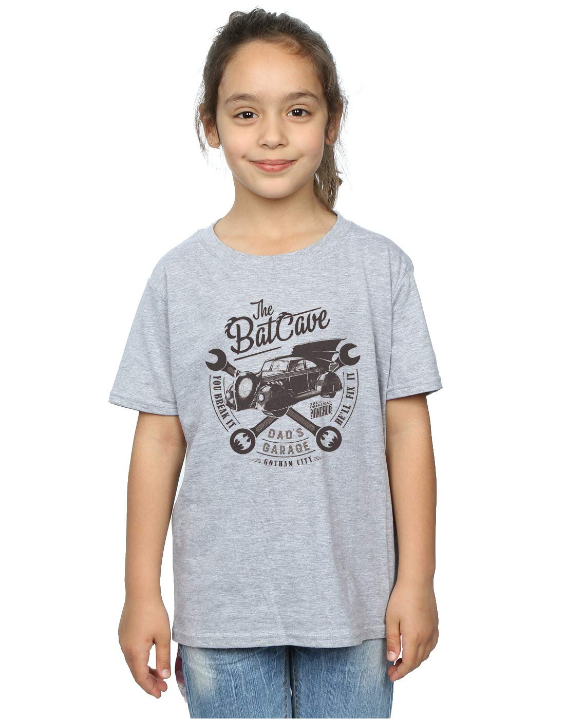 DC-Comics-Mdchen-Batman-Dads-Garage-T-Shirt