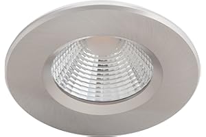 Philips Lighting Faretto da Incasso LED Dive, Equivalente a 5.5W, 27K, Dimmerabile, Nichel