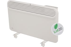 Prem-i-air Slimline, Wall and Floor Mounting Programmable Panel Heater With Silent Operation (Lot 20 Compliant) 0.5 kW