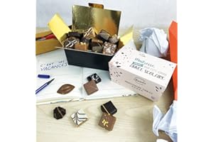 CHOCODIC Ballotin de chocolat 150g personnalisé "Merci Maîtresse" ou "Merci Maître" ou "Merci Atsem" (Version Merci Maître)