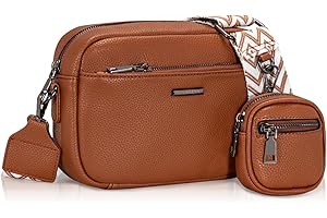 GASSDA Umhängetasche Damen PU Leder Crossbody Bag Handtasche Damen Kleine Taschen mit Abnehmbarem Schultergurt