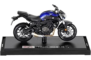 GZM Moto Riproduzione Miniatura MODELLINO YAMAHA MT-07 SCALA 1:18 DIE CAST MODELLISMO Die Cast