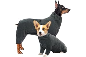 Hjyokuso Hundemantel Winter, Hundejacke, Weicher Fleece Hundepullover FüR Kleine MittelgroßE Grosse Hunde, Winddichte Haustierkleidung Outfit Mit ReißVerschluss, Chihuahua Kleidung (XXS-3Xl)
