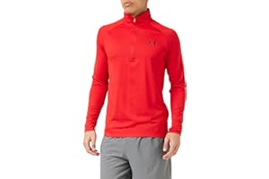 Under Armour Men's Armour Fleece ½ Zip, Maglietta a Maniche Lunghe, Uomo