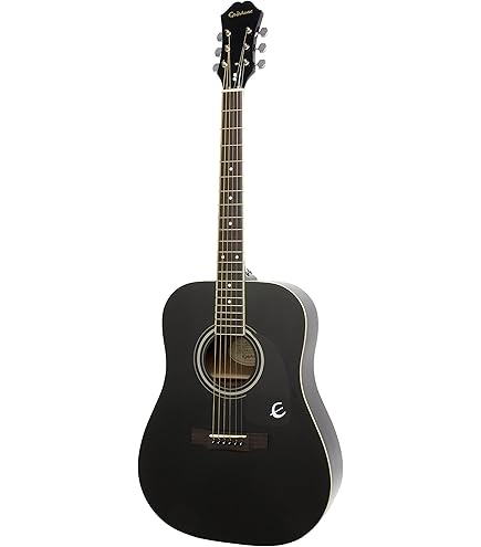 Epiphone Starling Acoustic Guitar Dreadnought (Ebony) : Amazon.in