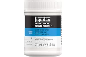‎LIQUITEX Liquitex Impasto Titanweiß Acrylmedium, Extra Schweres Gesso 237ml, 237 ml (1er Pack), 237