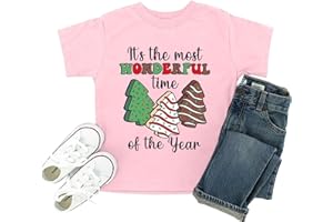 tiorhooe Christmas Tshirt Kids The Cookie Crew T-Shirt Boys Girls Xmas Short Sleeve Top 3-8 Years