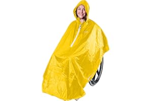 GOTITA – Der Poncho für den Rollstuhl – Der vielfältig einsetzbare Regenschutz für den Rollstuhl – einfache Handhabung, leichtes An- und Ausziehen – italienisches Design