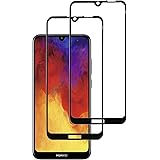 WEOFUN Pellicola Protettiva in Vetro temperato per Huawei Y6 2019 [2 Pezzi], Copertura Completa, 0,33 mm, Senza Bolle, HD Ult