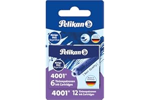 Pelikan Cartucho de Tinta 4001 tp / 6 Azul Royal 2x 6 Piezas Blister