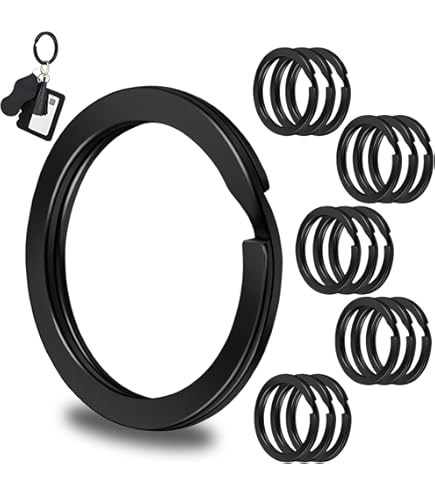 Sorcristy 3 STKS Quick Release Sleutelhanger Afneembare Sleutelhanger voor Gemakkelijke Toegang, Metalen Veiligheid Sleutelhanger voor Auto, Tas, Riem Accessoires (Zilver, Lichtblauw, Zwart