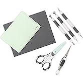 Sizzix aksesuarı-Papierskulpturen-Set, plastik/&ccedil;elik, &ccedil;ok renkli, 22 x 17 x 3 cm