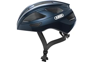 ABUS Macator Casco da ciclismo- casco sportivo per principianti - adatto anche a chi porta i capelli raccolti in una treccia - per uomo e donna