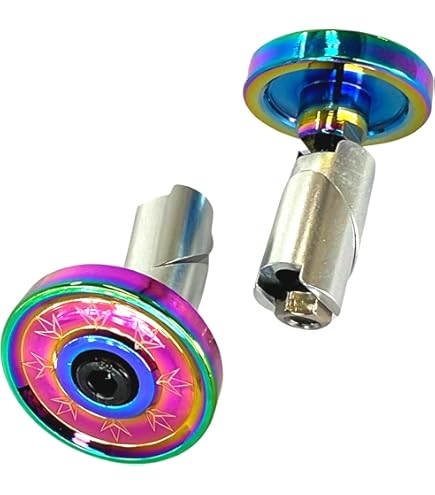 Bouchons De Guidon Chilli PRO – Pour Trottinette Stunt Aluminium – Noir/logo Flame Blanc – Paire