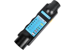 Qiping Testeur Prise Remorque 7 Broches Tester Fiche 7pole pour Câblage Feux Arrière Camion Voiture 12V